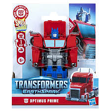Transformers Earthspark 1-Step Smash Changer Optimus Prime