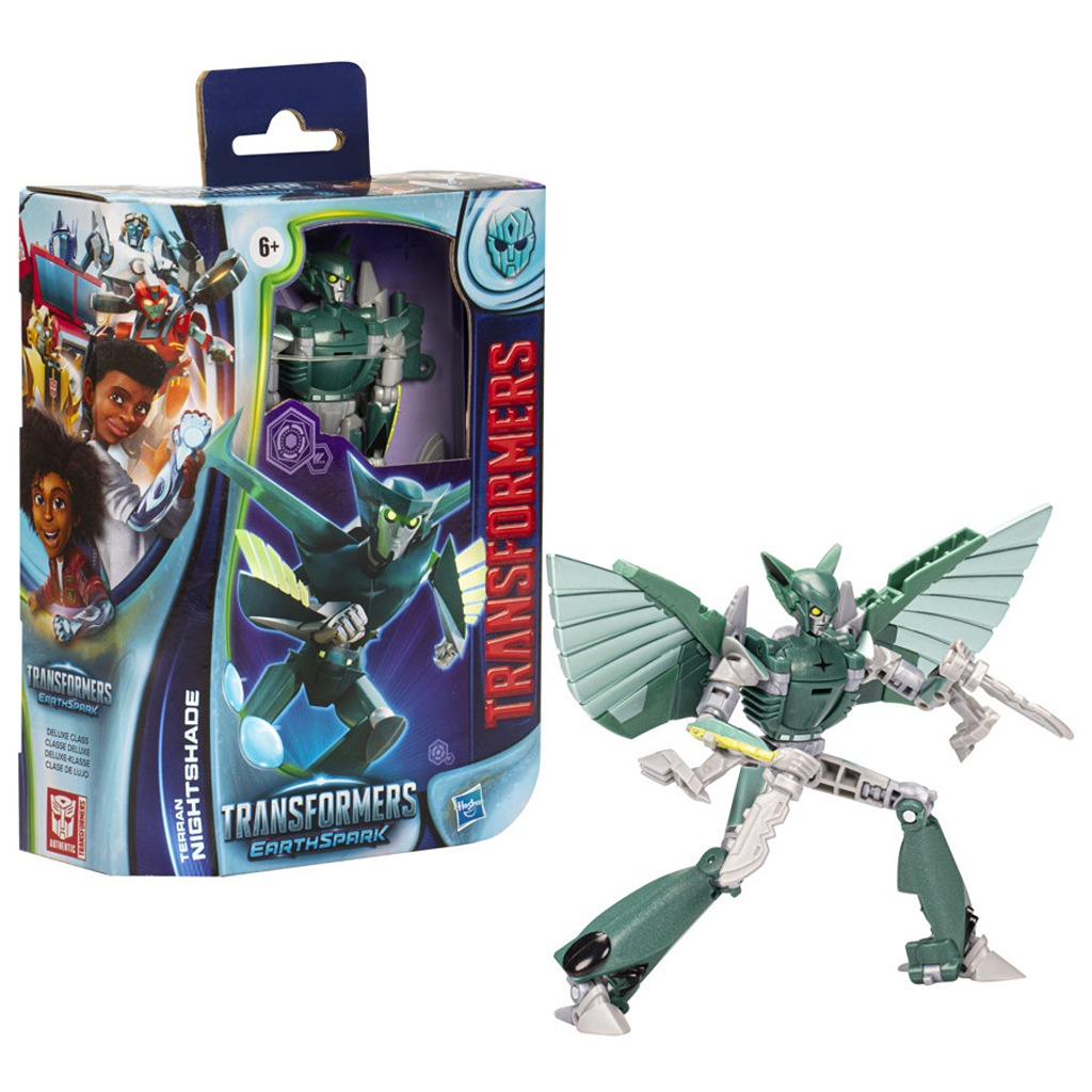 Transformers Earthspark  Figur 13 cm Nightshade - 4