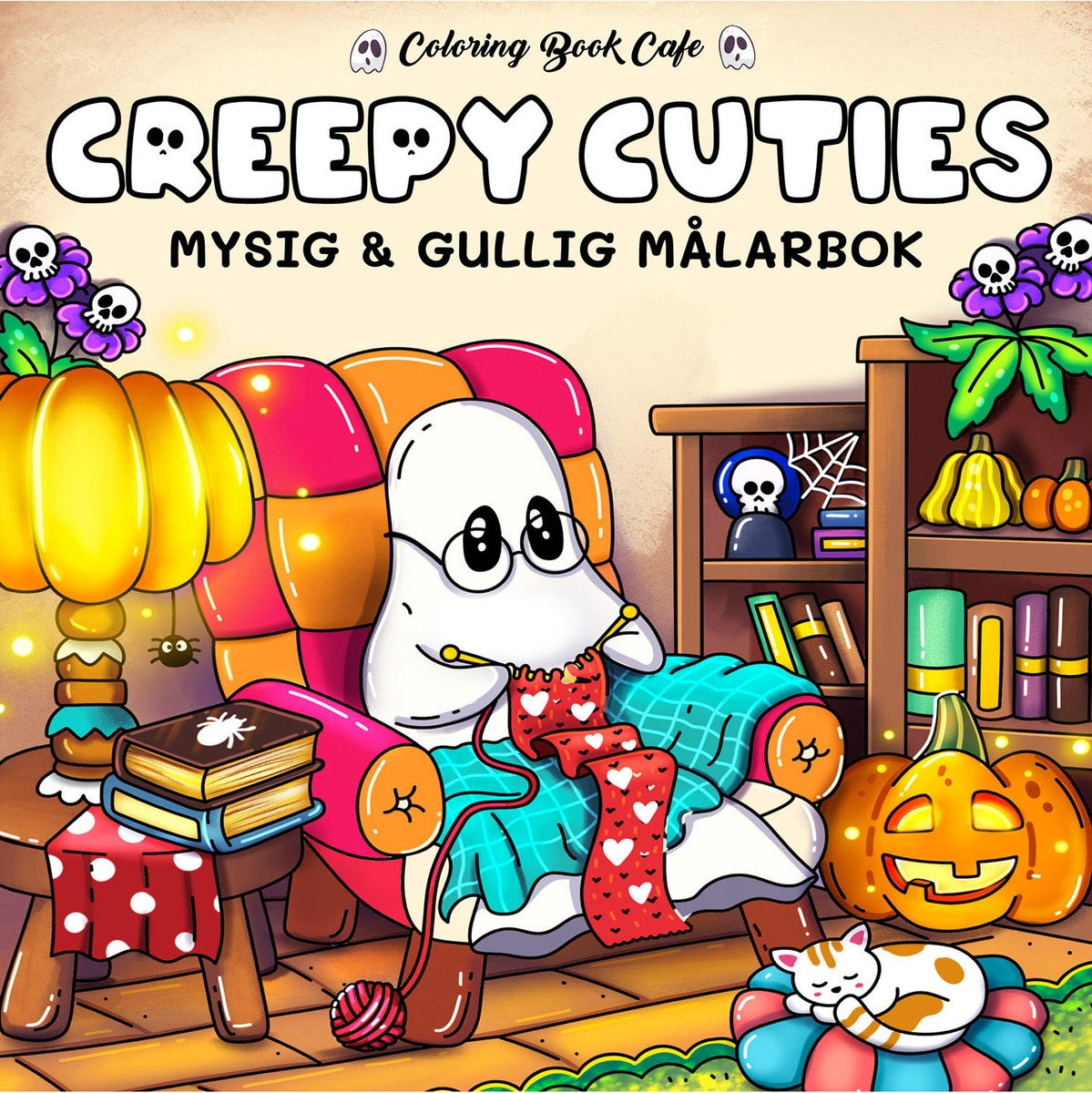 Målarbok Cozy Creepy Cuties