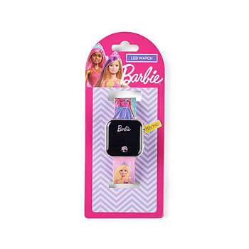 Barnklocka Led Barbie