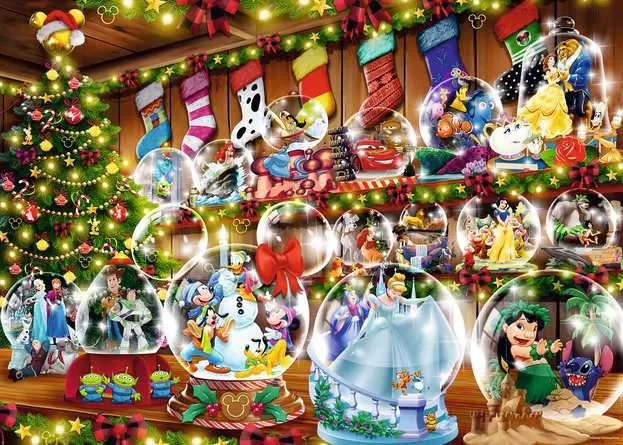 Ravensburger Pussel Disney Snow Globes 1000 Bitar - 2