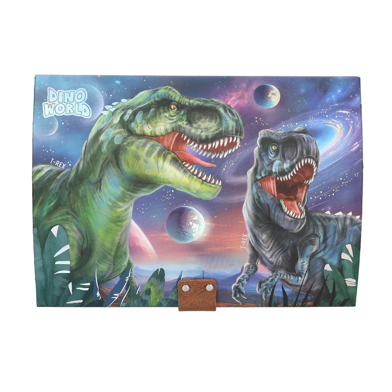 Dino World Skattkista med kod, Ljus & Ljud - 3