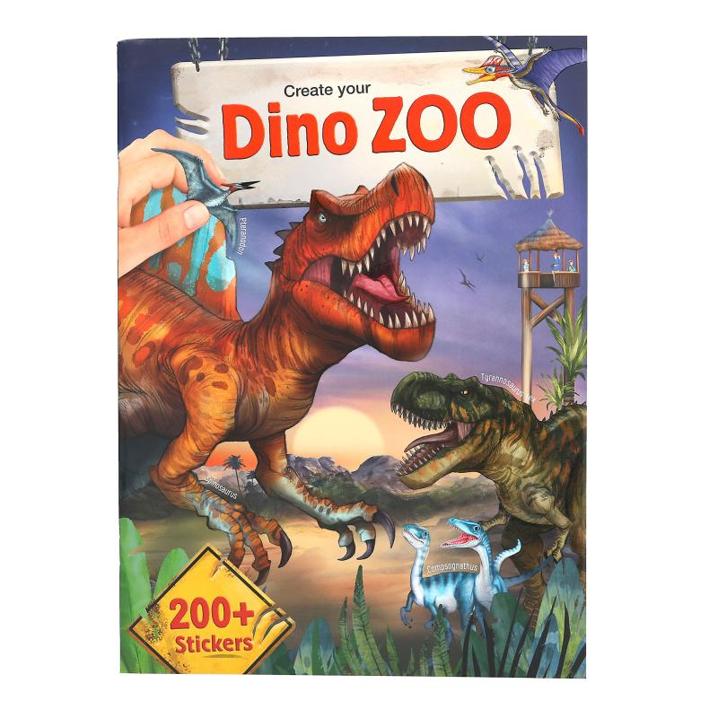 Dino World Zoo Pysselbok