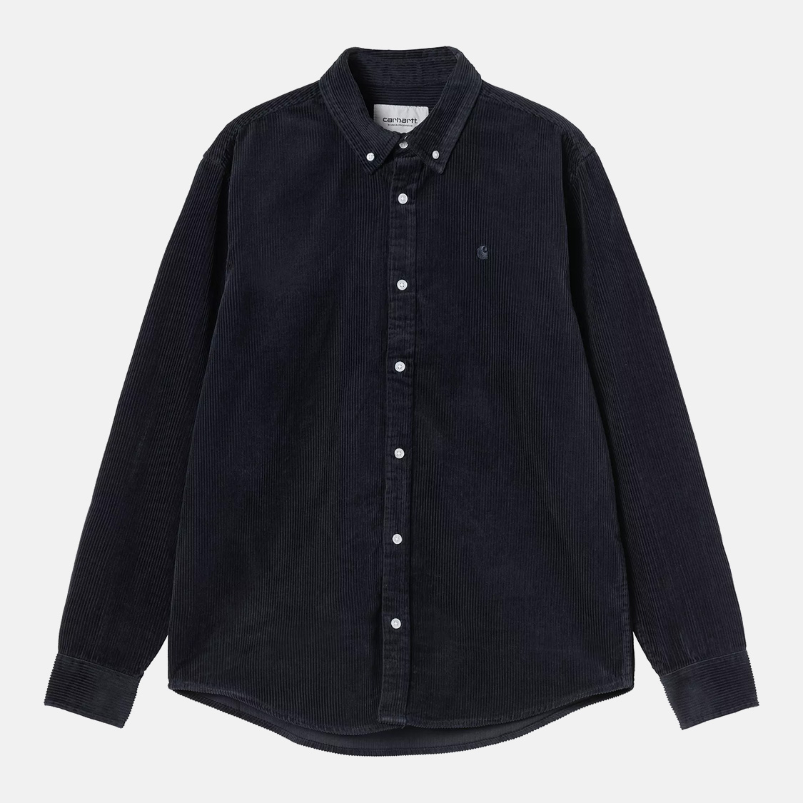 Carhartt WIP - Madison Cord Long Sleeve Shirt Dark Navy - 4