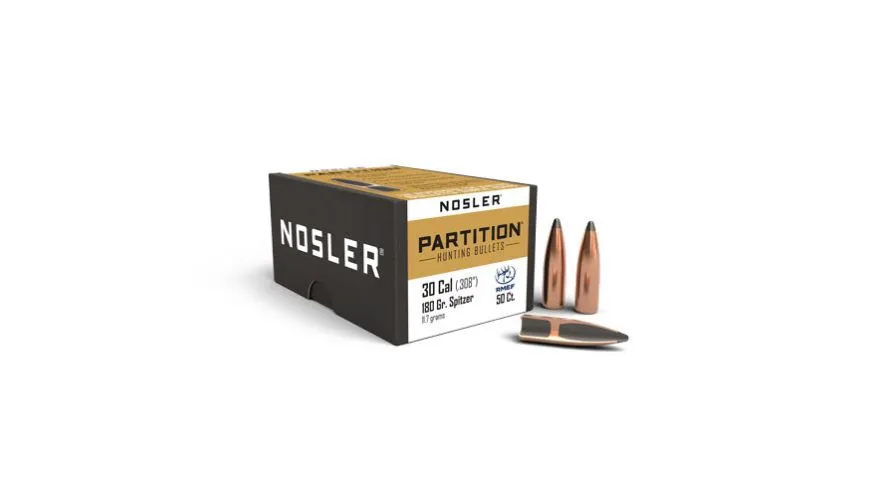 Nosler Partition Spitzer .30 180gr / 11,7g - 50st
