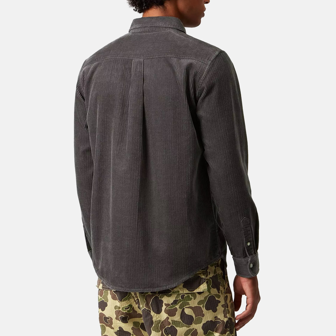 Carhartt WIP - Madison Cord Long Sleeve Shirt Graphite - 2