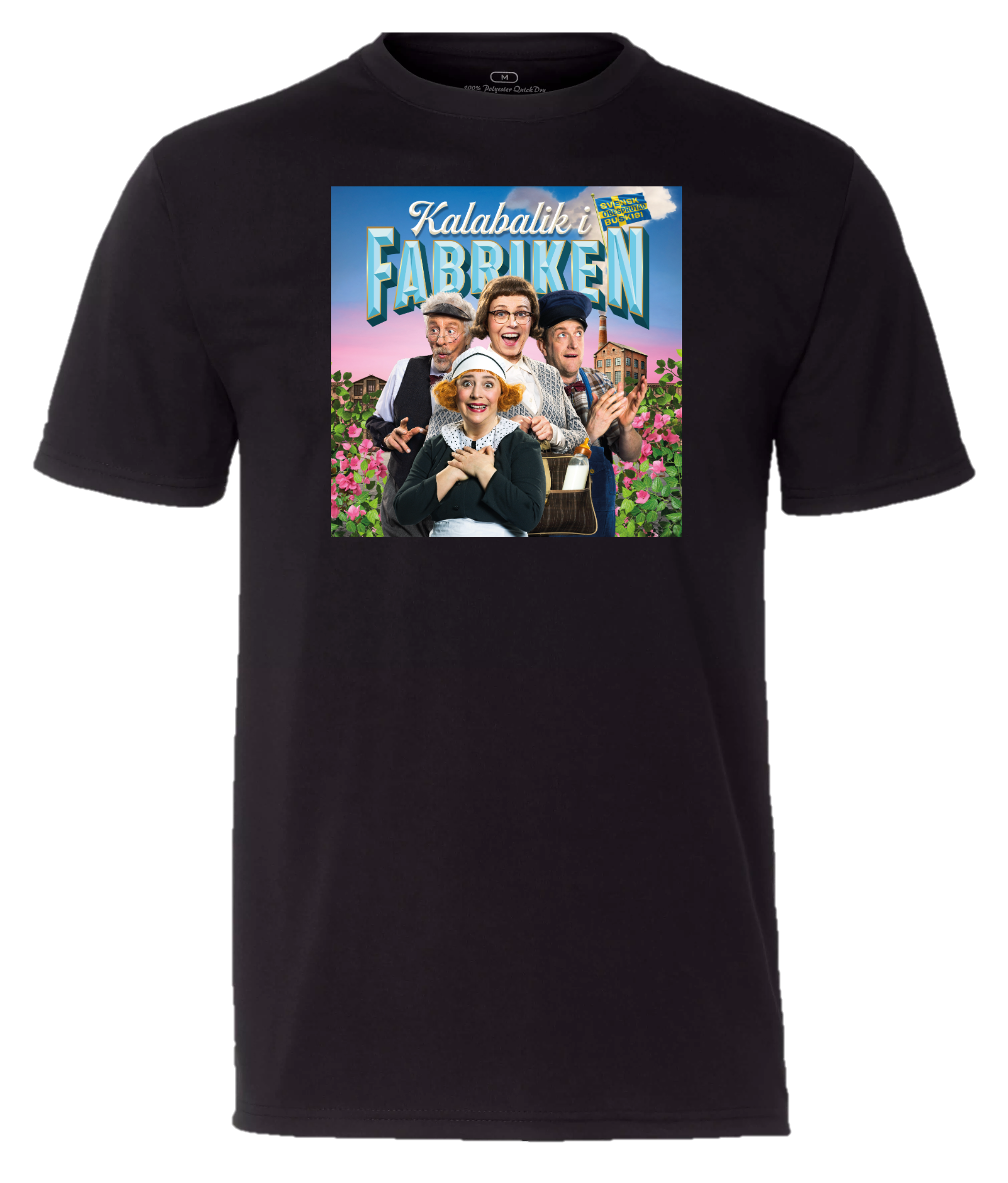 Kalabalik i Fabriken T-Shirt Svart