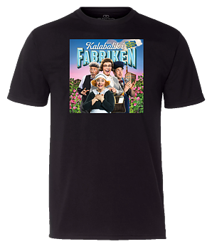 Kalabalik i Fabriken T-Shirt Svart