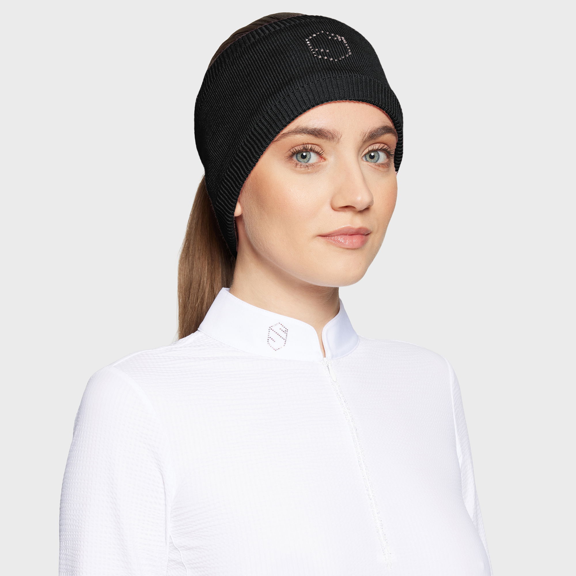 Samshield Pannband Amalie Chrystal Svart