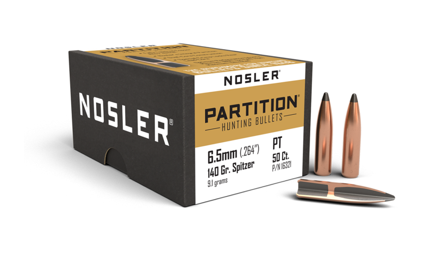 Nosler Partition Spitzer 6,5mm 140gr / 9g - 50st 2