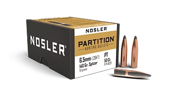 Nosler Partition Spitzer 6,5mm 140gr / 9g - 50st 2