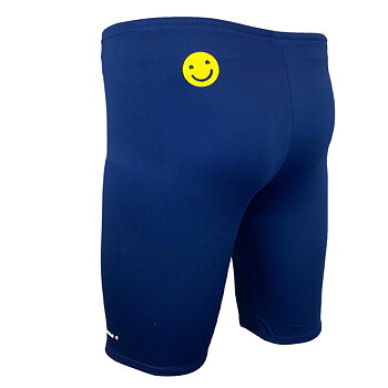 Boy's swim trunks Happy Aron Elite Navy silicone Jammer - Lane 4