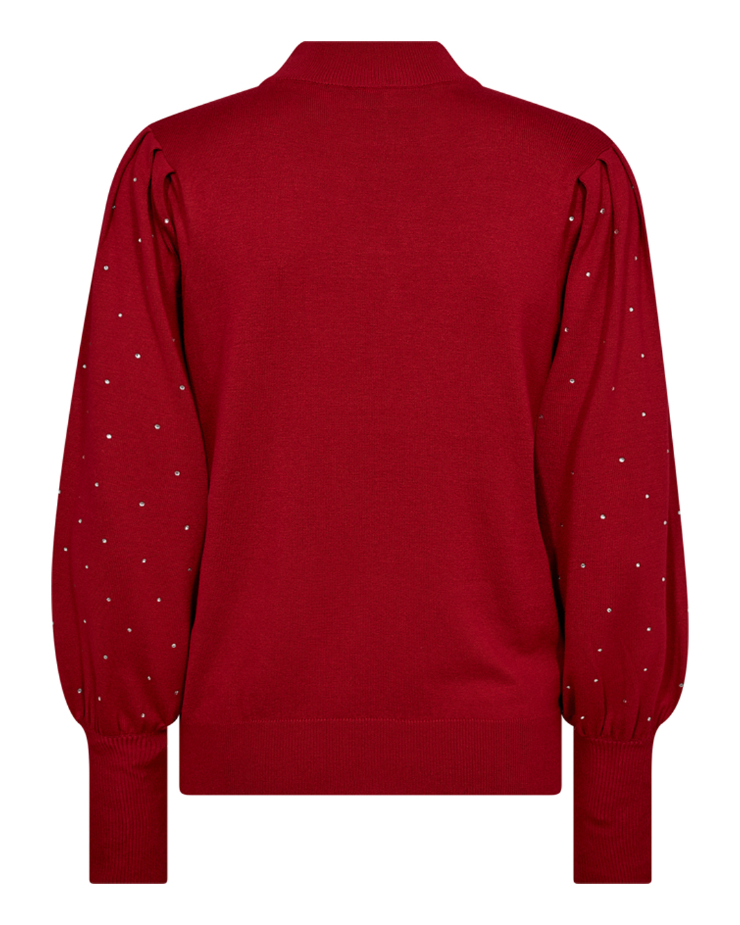 Jumper Dotka strass på ärm röd - 2