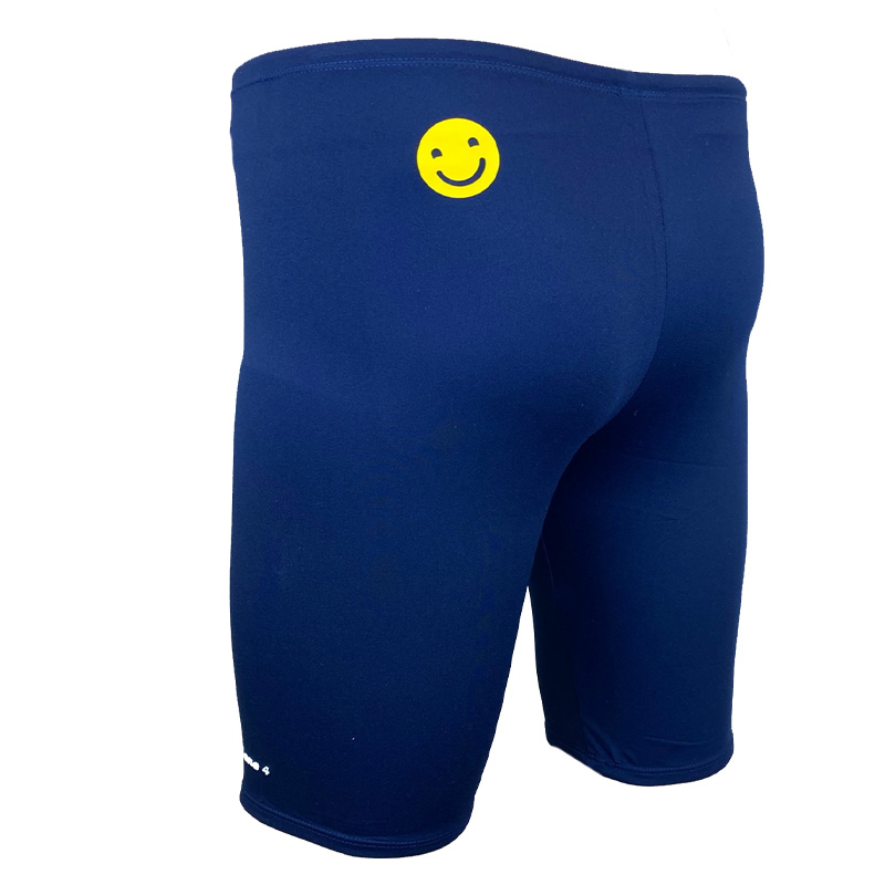 Herren Happy Aron Elite Navy Silikon Jammer Badehose - Lane 4