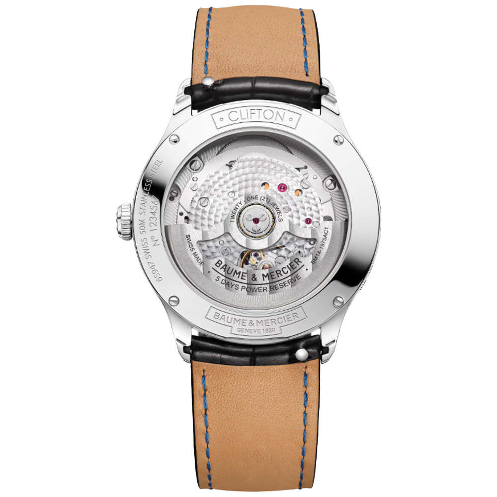 MOA10758 Baume & Mercier Clifton Moon Phase Date 39, 10758