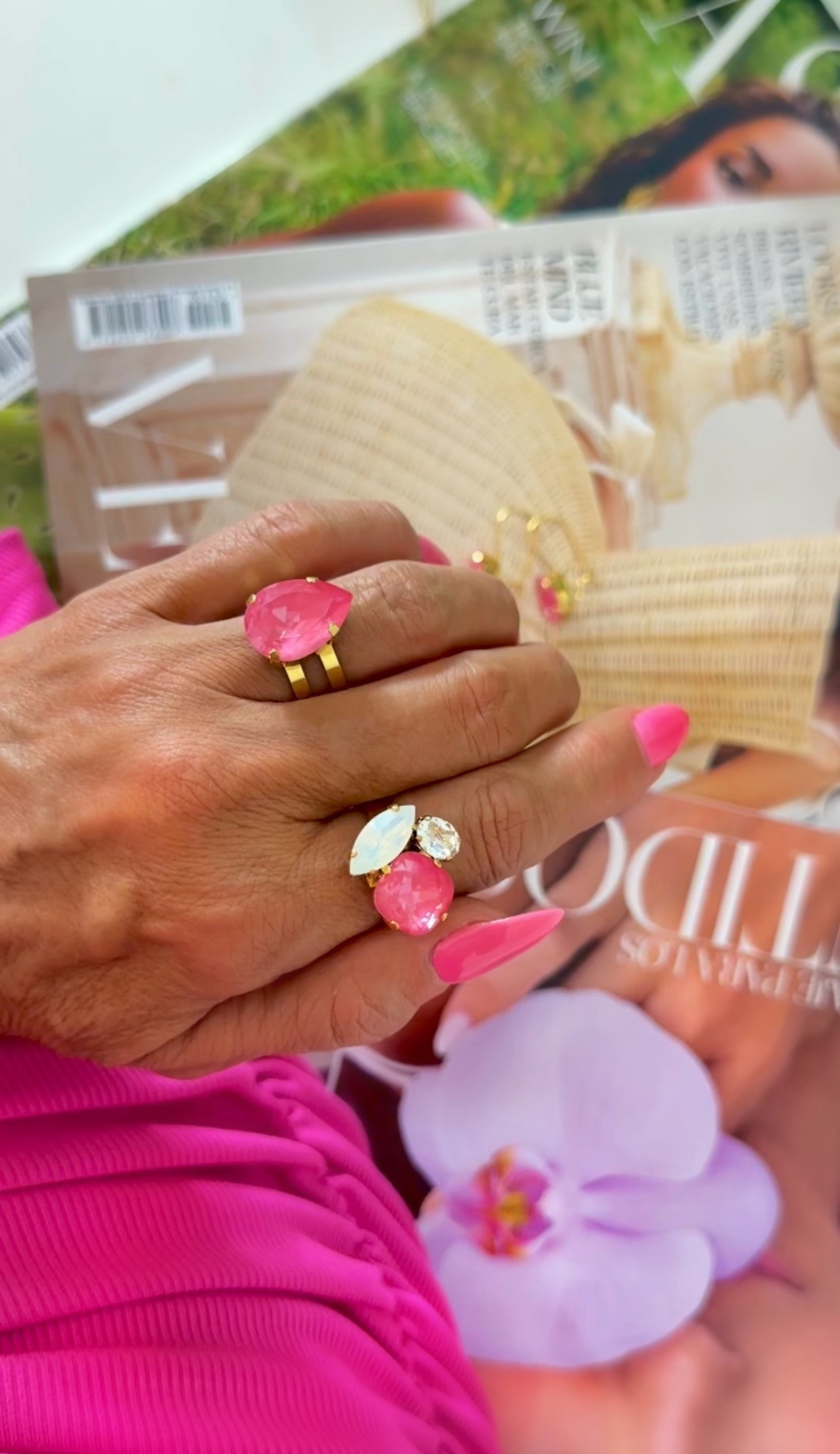 Ring Cruz Dahlia combo Gold - 2