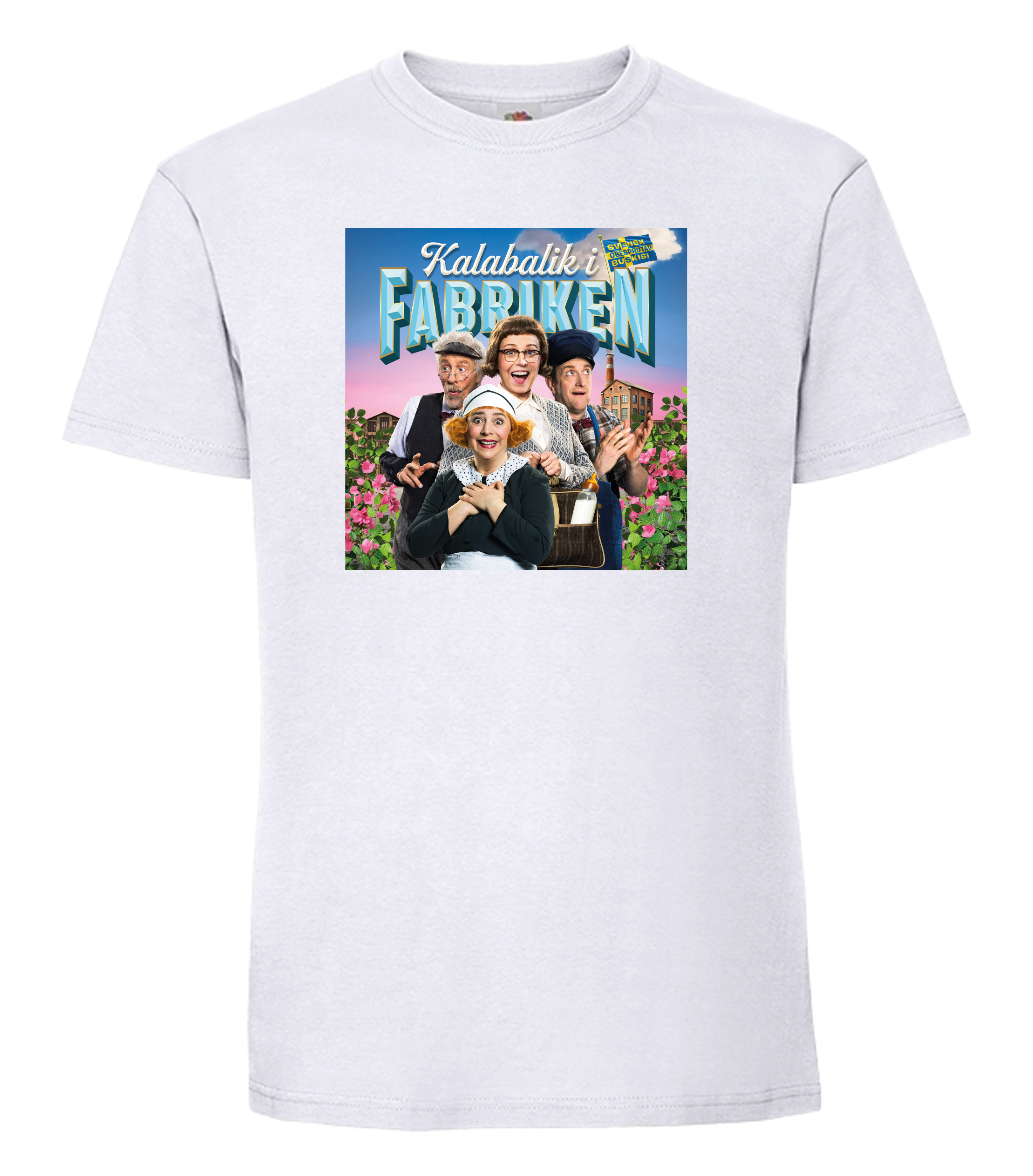 Kalabalik i Fabriken T-Shirt Vit