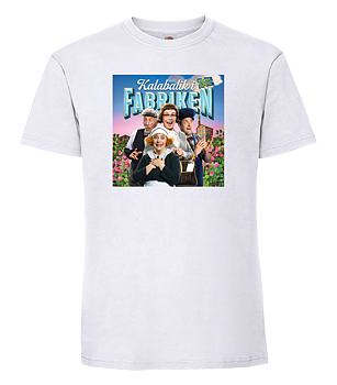Kalabalik i Fabriken T-Shirt Vit