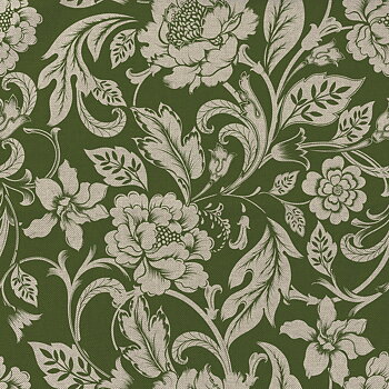 Klassiska Blommor Grön