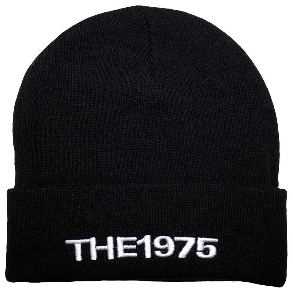 The 1975a Unisex Beanie: Bold Logo (Black)