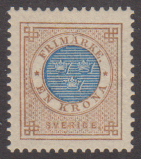 F 38g, 1 kr Ringtyp prakt **