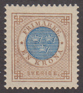F 38g, 1 kr Ringtyp prakt **