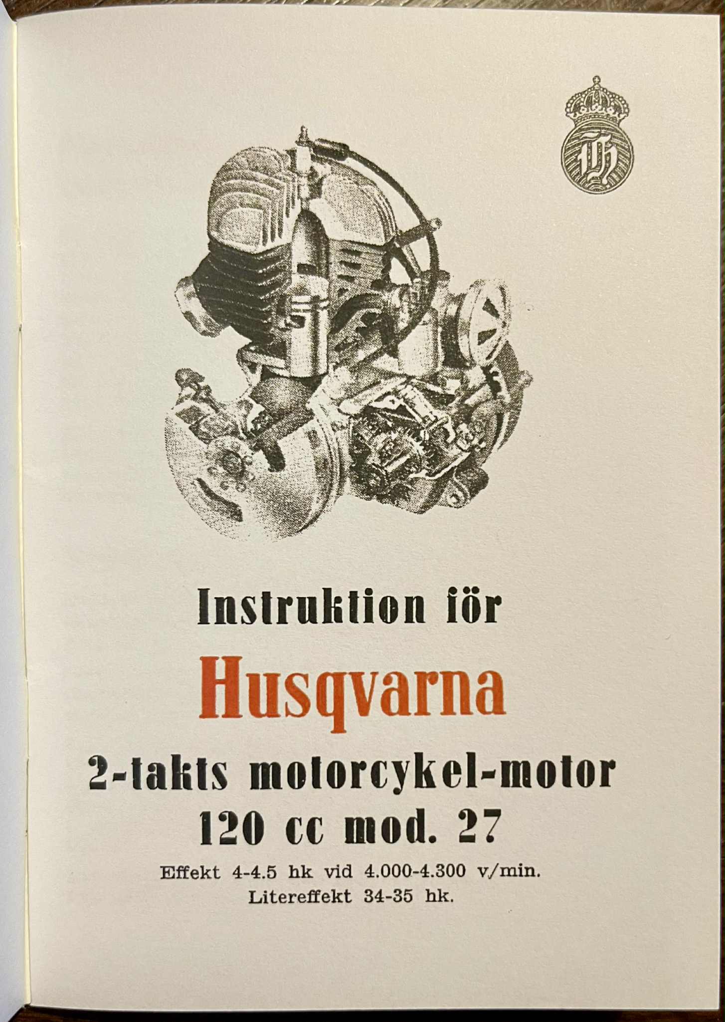 Instruction book Modell 27 - 2