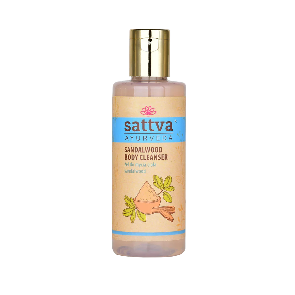 Body Cleanser Sandalwood 210ml, Sattva Ayurveda