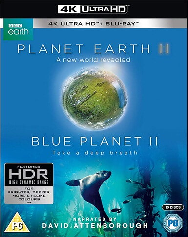 Planet Earth II / Blue Planet II (BLU-RAY 4K ULTRA HD + BLU-RAY)