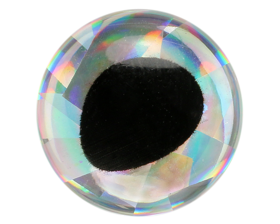 Epoxy 3D Fish eyes - Rainbow Silver - 3