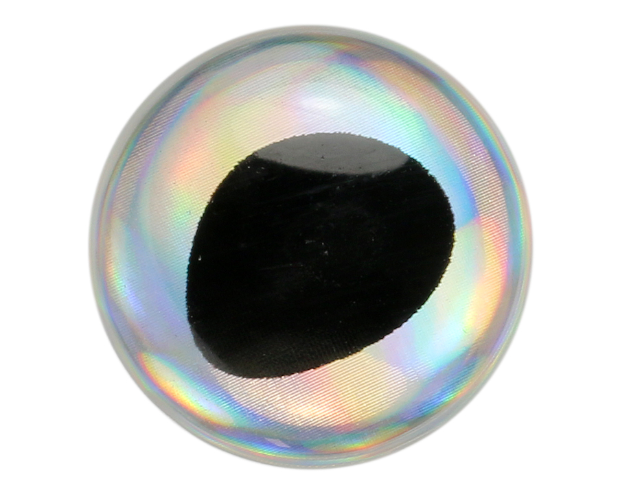 Epoxy 3D Fish eyes - Rainbow Silver - 2