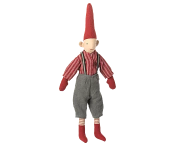 Maileg - Pixy Pojke, Röd skjorta