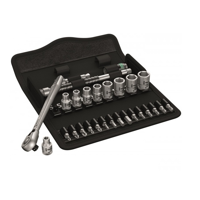 WERA SPÄRRNYCKELSATS&nbsp; 1/4"&nbsp;&nbsp;  