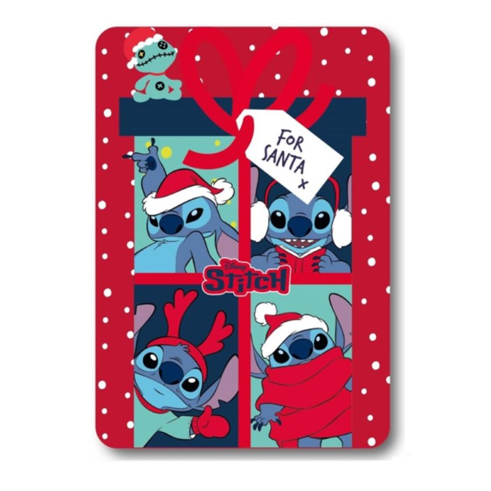 Stitch Disney Filt Fleece Christmas