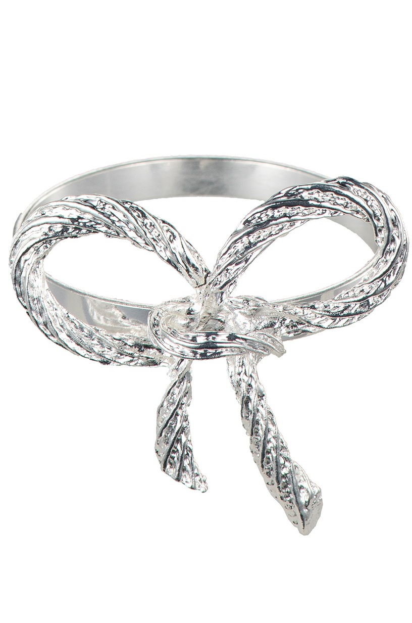 Servettring Rosett - Silver