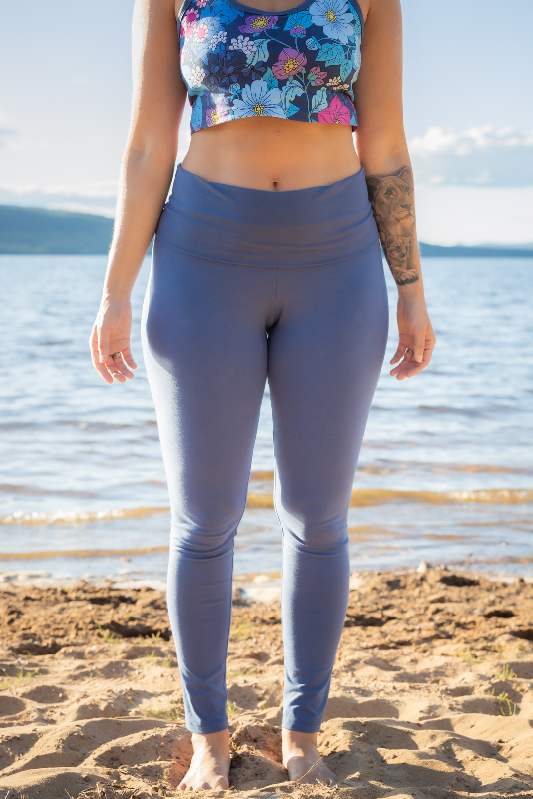 Leggings Back To Nature Blueberry