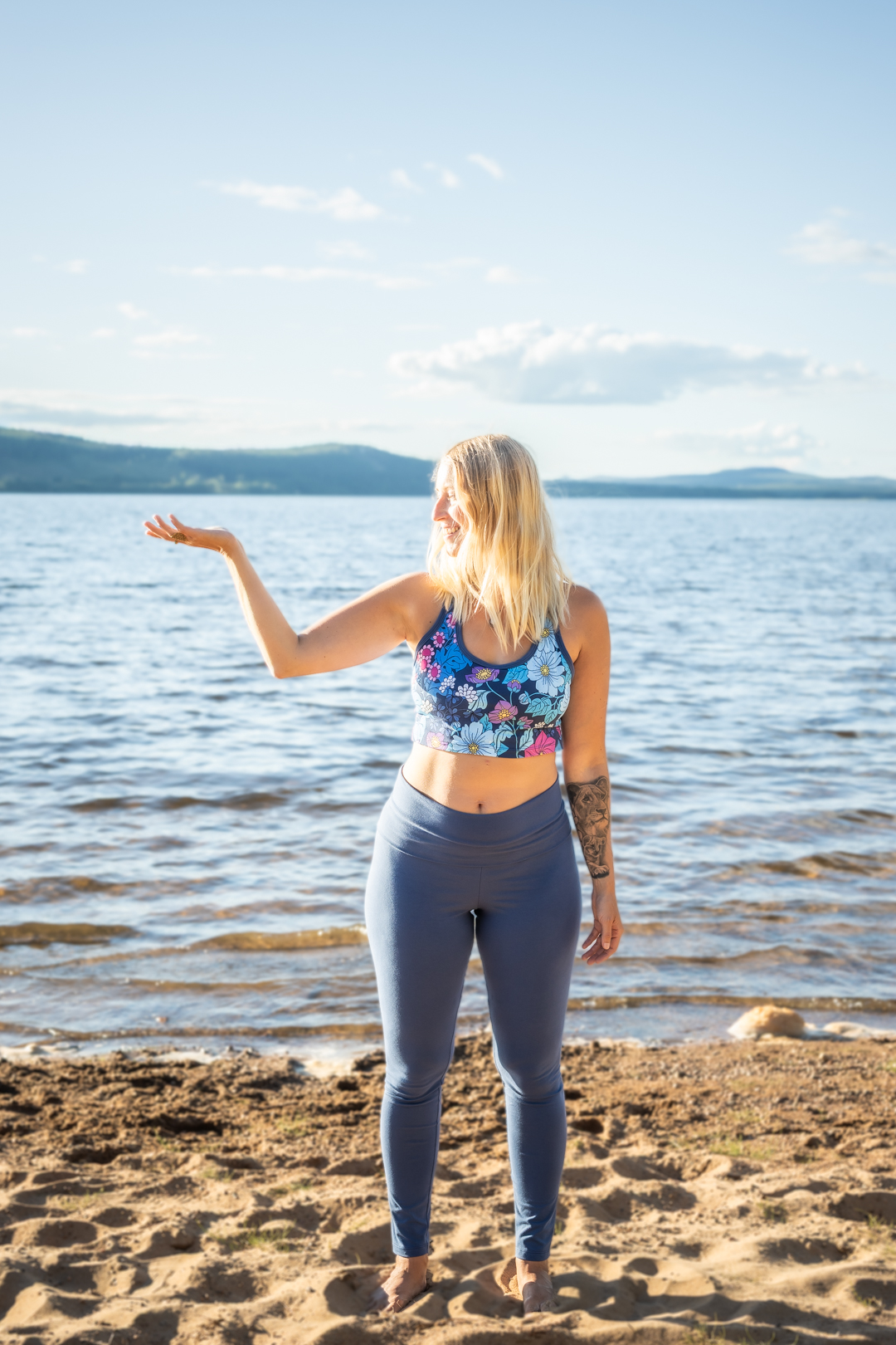 Leggings Back To Nature Blueberry - 3