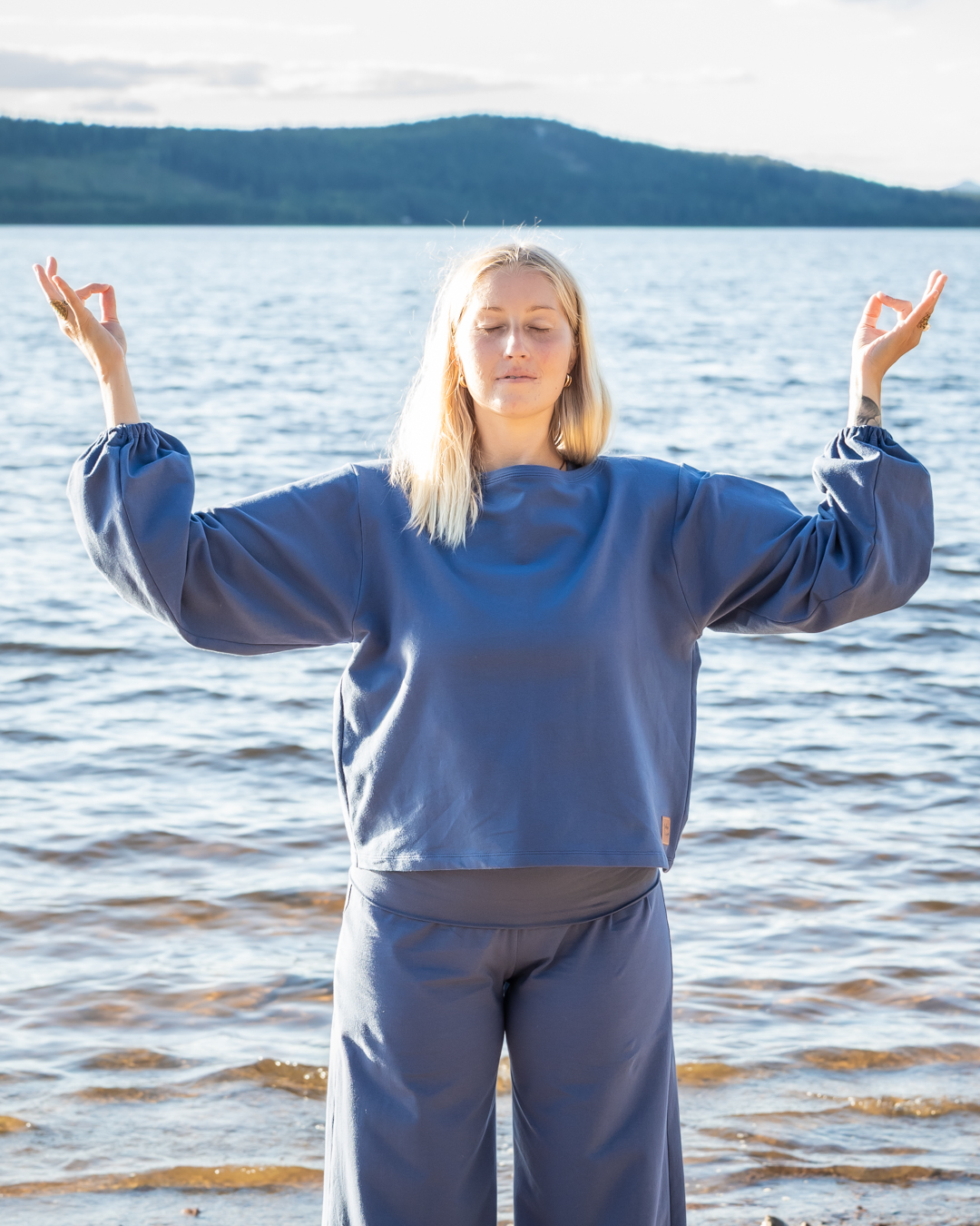 Yogatröja Back To Nature Blueberry
