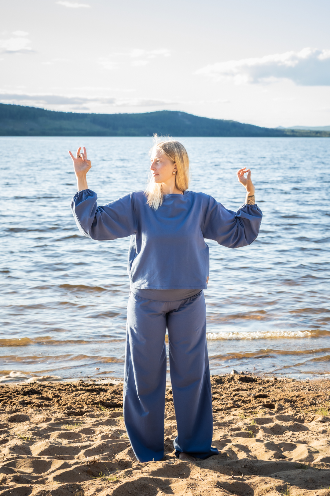 Yogatröja Back To Nature Blueberry