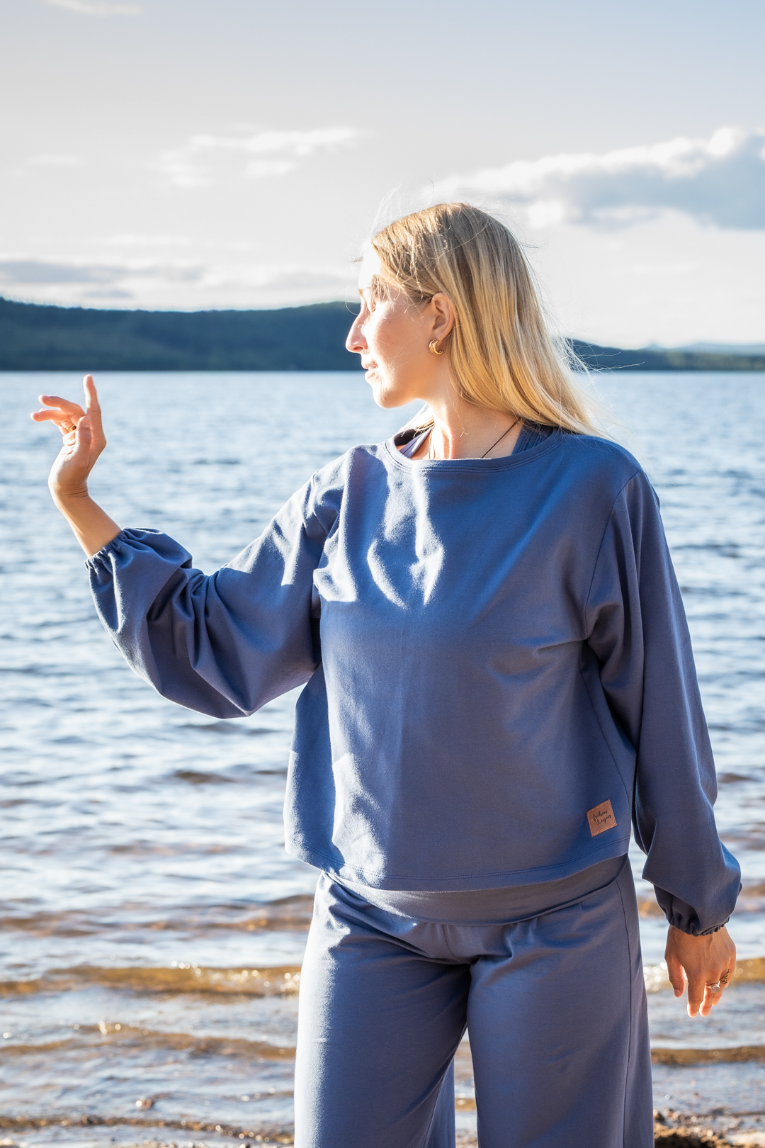 Yoga shirt Back To Nature Blueberry - 6