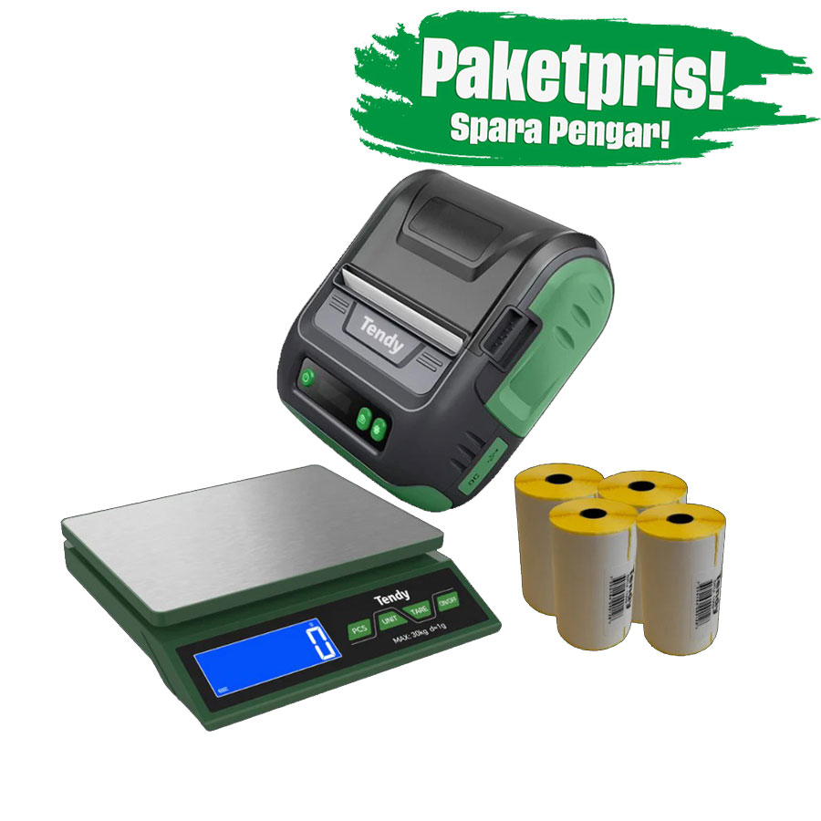 Tendy paket - Scriptor, Libra & 4 pack etiketter