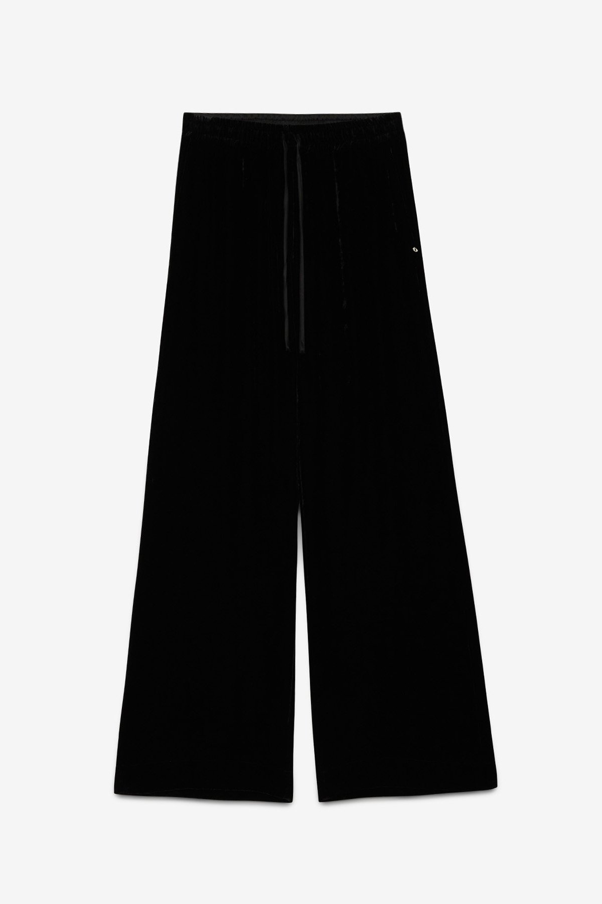 OttodÁme - Fluid Palazzo Trousers Black - 5