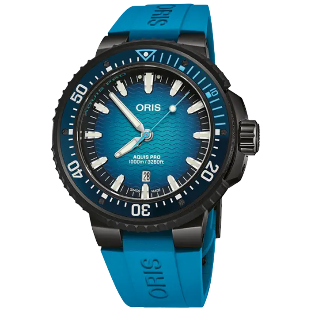 01 733 7801 7255-Set Oris Aquis Pro 1000M blå