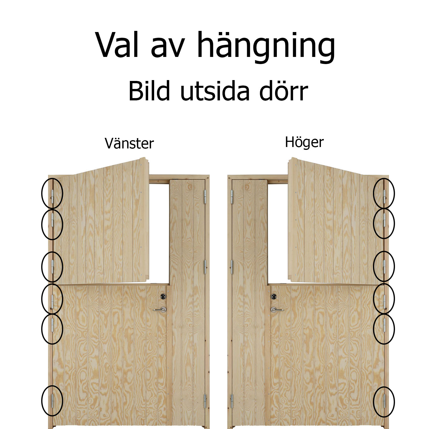 Parhästdörr - 6