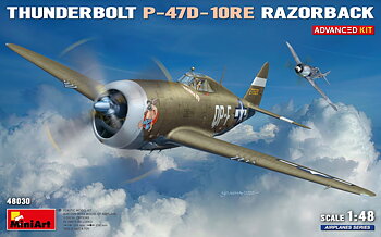 Thunderbolt P-47D-10RE "Razorback" 1/48 – Avancerad byggsats