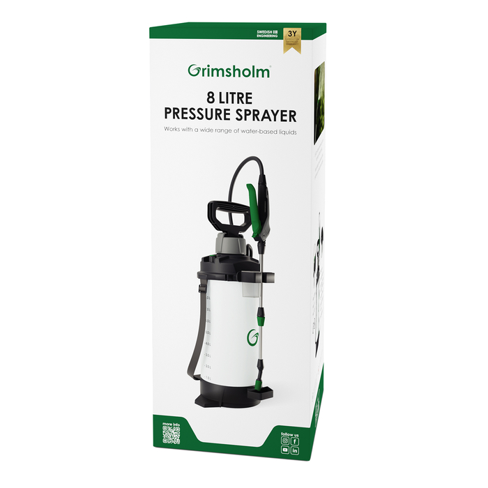 Grimsholm tryckspruta premium, 8 L - 4