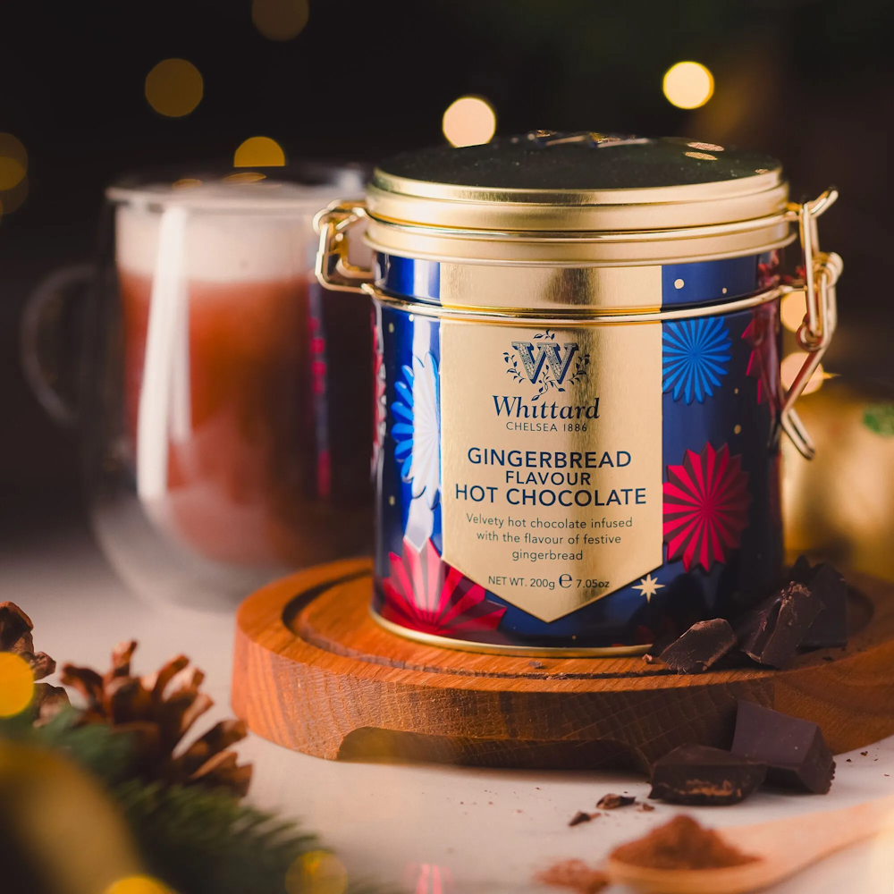 JULEN 2025 - Whittard -  Hot Chocolate Gingerbread i plåtburk - 4
