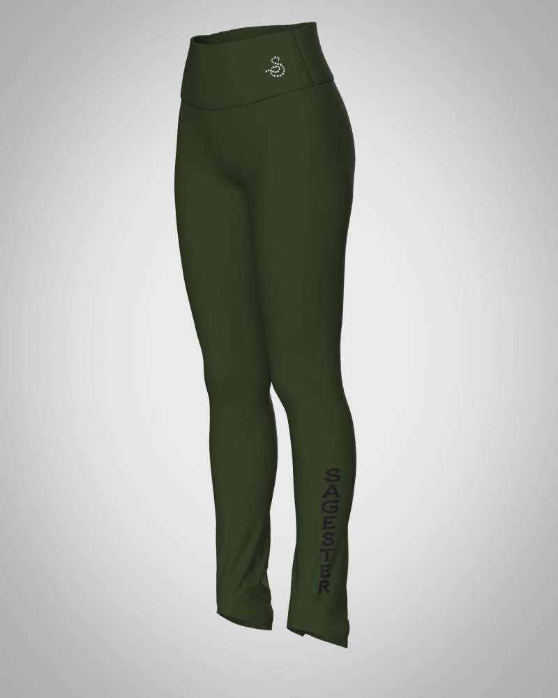 Konståkningsleggings i mikrofiber från Sagester - 4