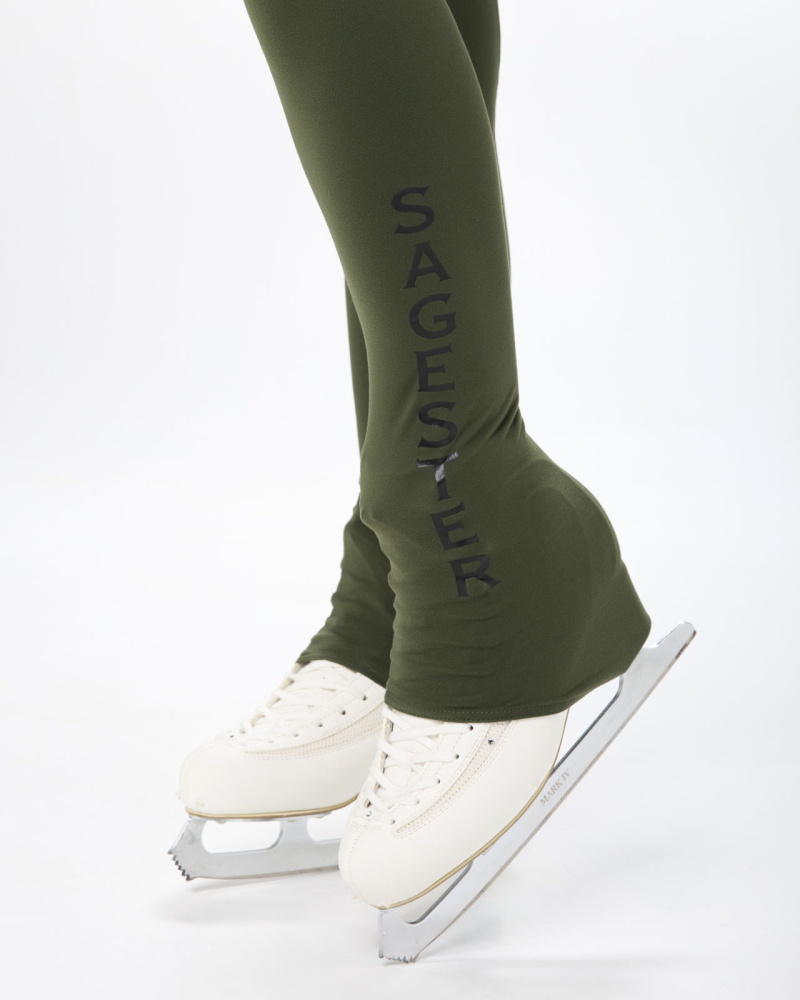 Konståkningsleggings i mikrofiber från Sagester - 2