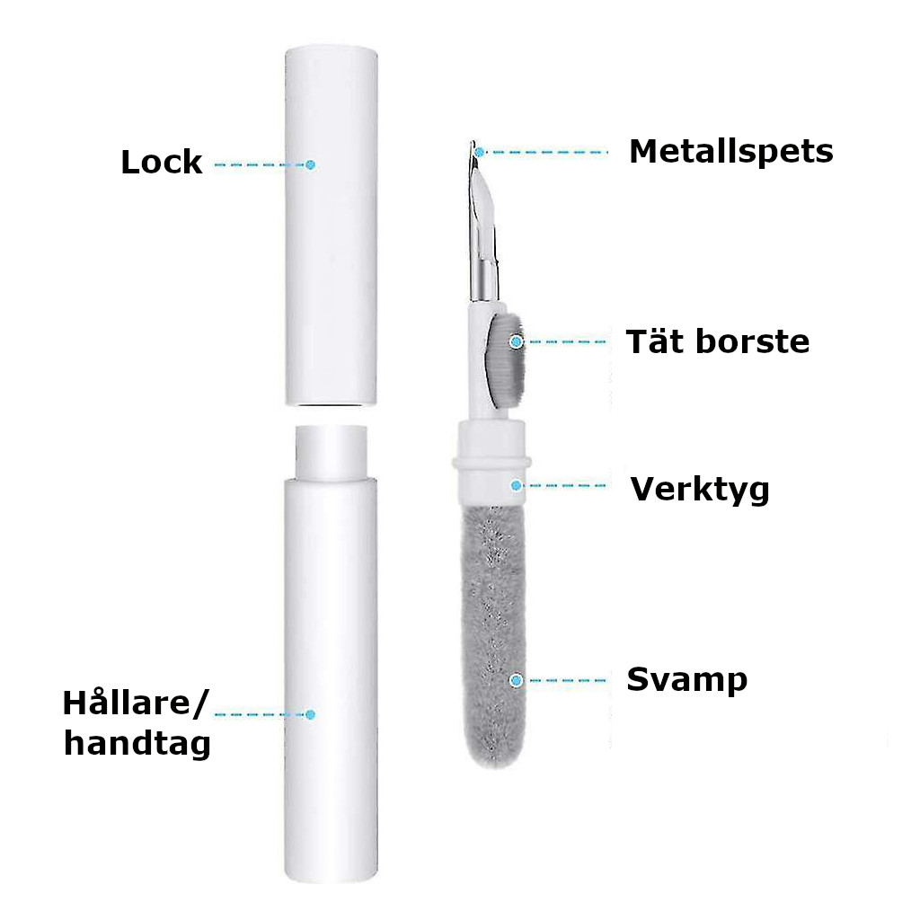 Rengöringsverktyg för Airpods och andra hörlurar - 4